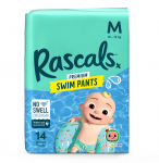 Maudymosi sauskelnės Rascal And Friends Premium Cocomelon, M dydis, 10 - 15 kg, 14 vnt.