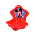 Smėlio dėžė Mickey Mouse SP0884, 90 x 90 cm, su dangčiu, raudona sp.