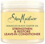 Plaukų kondicionierius Shea Moisture Jamaican Black Castor Oil Strengthen & Restore Leave-In, 431 ml