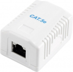Jungtis Gembird NCAC-1F5E-01, Cat5E FTP, balta sp.