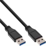 Laidas InLine USB 3.0 A male, USB 3.0 A male, 2 m
