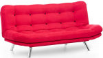 Sofa-lova Hanah Home Misa, raudona sp., 100 x 200 cm x 104 cm