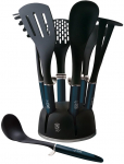 Virtuvės reikmenų rinkinys Berlinger Haus Kitchen Tool Set BH-6245 KNFF1751, mėlyna sp./juoda sp., 7 vnt.