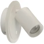 &Scaron;viestuvas sieninis Light Prestige Parma 1 LP-0612/1WS WH, GU10, 3000 - 6000 &deg;K, 1, aukso sp./balta sp. / balta sp.