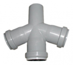 Ketur&scaron;akis vidaus kanalizacijai Magnaplast HTplus, 110 mm x 110 mm x 110 mm, 67 &deg;