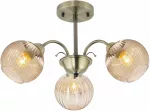 &Scaron;viestuvas lubų Candellux Lighting Pascal 33-51769, E27, 3 x 40 W, gintaro sp. / žalvario sp.