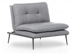 Atlo&scaron;iamas krėslas Hanah Home Martin Solo, pilka sp., 90 cm x 90 cm x 95 cm