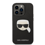 Telefono dėklas Karl Lagerfeld KLHCP14XSAPKHK, Apple iPhone 14 Pro Max, juoda sp.