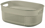 Krep&scaron;elis, skalbiniams/daiktų saugojimo/žaislams Curver Filo 17207004, 12 l, smėlio, 38 x 28.5 x 15 cm