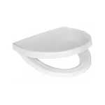 Unitazo sėdynė su dangčiu Cersanit Senator K98-0038, balta sp., 45.5 cm x 36.5 cm