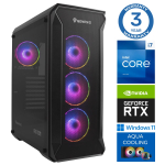 Stacionarus kompiuteris Intop i7-14700F, DDR5 32 GB, SSD 500 GB, Nvidia GeForce RTX 5070Ti 16 GB GDDR7, Windows 11 RM41696WH