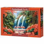Dėlionė Castorland Flamingo Paradise 54190, 33 cm x 47 cm, 500 vnt., įvairių spalvų