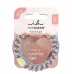 Plaukų gumytė, rinkinys Invisibobble Twistar Lavender Braids, mėlyna sp./rožinė sp., 3 vnt.