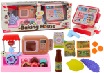 Žaislinės parduotuvės rinkinys, kasos aparatas Baking House