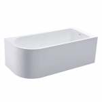 Vonia, laisvai pastatoma AMO-1750-150 RIGHT, 150 cm x 75 cm x 58 cm, balta sp.