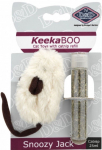 Žaislas katėms su katžole Europet Bernina KeekaBoo, balta sp., 8 cm