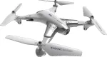Žaislinis dronas Syma Z3 IKONKX7222, 32 cm, balta sp./pilka sp.