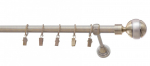 Karnizo komplektas Karpol Olimp Ball, 300 cm, &Oslash; 19 mm, antikinio aukso