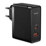 Telefono įkroviklis Baseus CCGP090201, USB/USB-C, juoda sp., 100 W