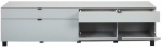 Televizoriaus spintelė Forte Poole, &scaron;viesiai pilka sp., 52.5 cm x 220 cm x 57 cm