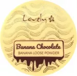 Biri pudra Lovely Banana Chocolate Loose Powder, banana sp., 8 g