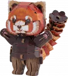3D dėlionė MakeBug Red Panda MB-D-0040, 10 cm x 5 cm, ruda sp.