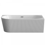 Vonia, laisvai pastatoma AMO-1091DR, 170 cm x 75 cm x 58 cm, asimetrinė, balta sp.