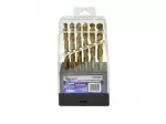 Metalo grąžtų rinkinys Geko G38244, metalas, hss, cilindrinis, 1-10 mm x 12 cm
