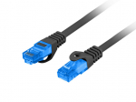 Laidas Lanberg S/FTP CAT.6A Patchcord RJ-45, RJ-45, 20 m, juoda sp.
