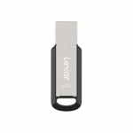 USB atmintinė Lexar JumpDrive M400, juoda sp./sidabro sp., 64 GB