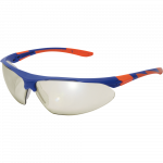 Apsauginiai akiniai JSP Stealth 9000, skaidrūs/mėlyna/oranžinė