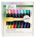 Dažai akriliniai Grafix Acrylic Paints, 36 ml, 18 sp., 18 vnt.