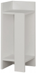 Naktinis staliukas Kalune Design Elos Left 855DTE3505, balta sp., 60 cm x 25 cm x 27 cm