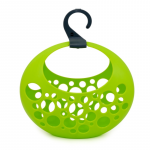 Skalbinių krep&scaron;ys, skalbinių segtukams Gio`style Love, 29 cm x 13 cm, plastikas, žalia