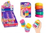 Antistresinis žaislas Lean Toys Rainbow Circle, 6 cm, įvairių spalvų