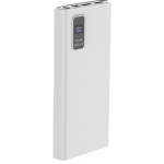 Ne&scaron;iojamas įkroviklis (Power bank) Platinet PD QC LED, 10000 mAh, balta sp.