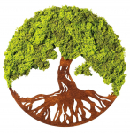 Sienos dekoracija Wallity Tree Of Life 3, 44 cm x 44 cm