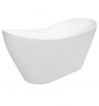 Vonia, laisvai pastatoma Besco Viya, 160 cm x 70 cm x 71 cm, ovalas, balta sp.