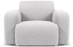 Krėslas Micadoni Home Molino Boucle, &scaron;viesiai pilka sp., 105 cm x 95 cm x 72 cm