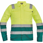 Darbinis &scaron;varkas vyrams Cerva Valencia HV, geltona sp./žalia sp., 56 dydis