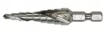 Pakopinis grąžtas Makita D-40141, metalas, hss, hex, 4-12 mm x 6.5 cm