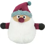 Žaislas &scaron;uniui, pliu&scaron;inis Trixie Christmas Santa TX-927162, 20 cm, balta sp./raudona sp.