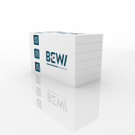 Putplastis BEWI EPS80, 100 cm x 100 cm x 10 cm