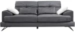 Sofa Hanah Home Frido 2 Seater, antracito sp., 185 x 100 cm x 92 cm