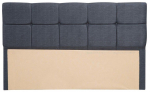 Lovos galvūgalis Kalune Design Vitalia 140, 97 cm x 7 cm, 140 cm, antracito sp.
