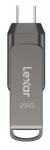USB atmintinė Lexar D400, pilka sp., 256 GB