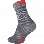 Kojinės vyrams Assent Owaka, raudona/pilka, 39-40 dydis