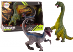 Figūrėlių rinkinys, dinozauras Lean Toys Era Of Dinosaurs Brachinosaurus And Velociraptor, 2 vnt., žalia sp./pilka sp.