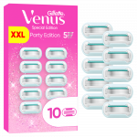 Keičiamos skustuvo galvutės Gillette Venus Party Edition, 10 vnt
