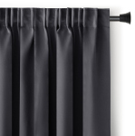 Užtemdančios užuolaidos Restilo Blackout, grafito sp., 140 cm x 280 cm